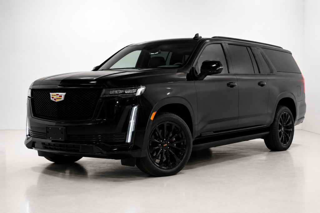 Cadillac Escalade ESV luxury SUV for corporate and group chauffeur transport